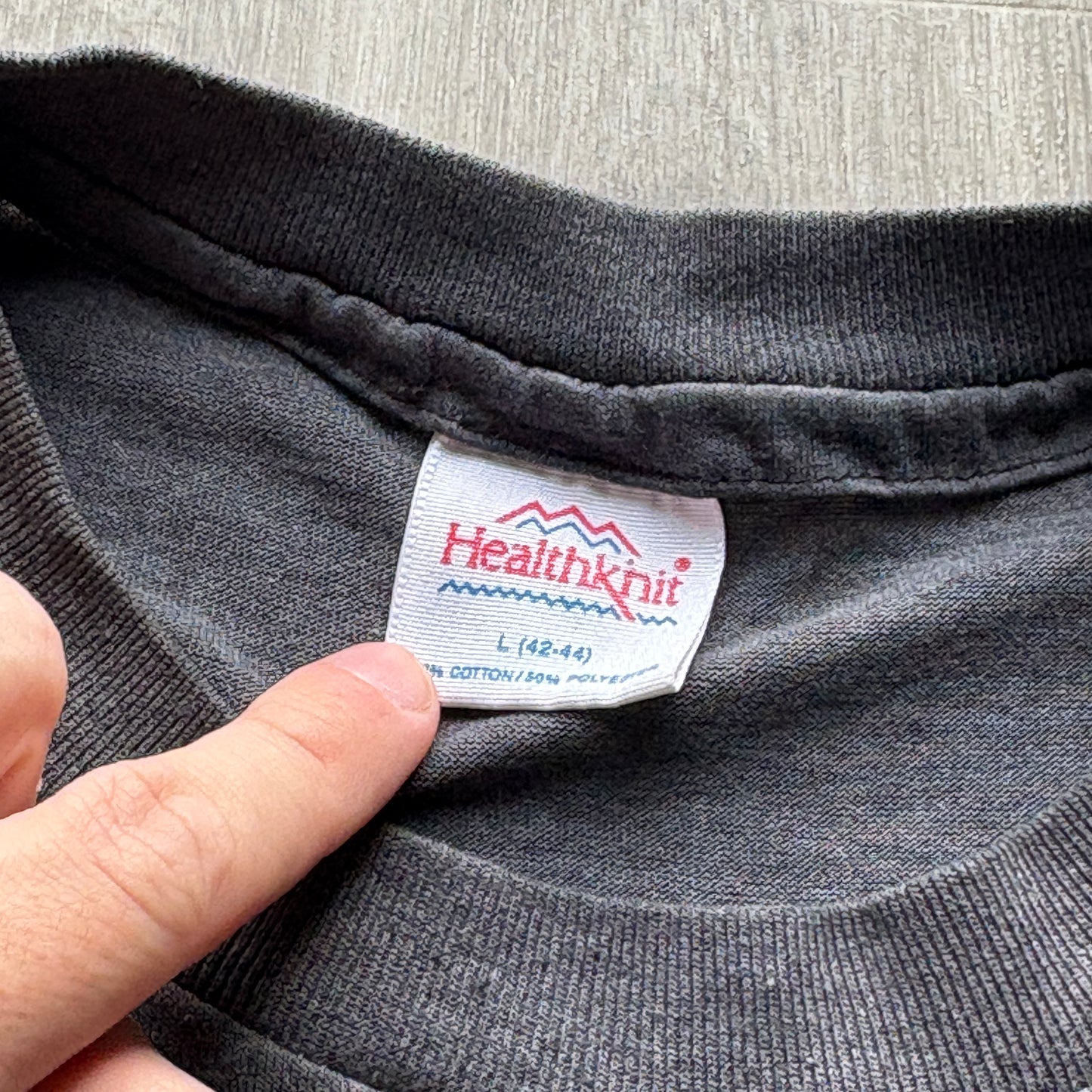 80s Ridin Hogs and Pickin Up Chicks Biker Tee L