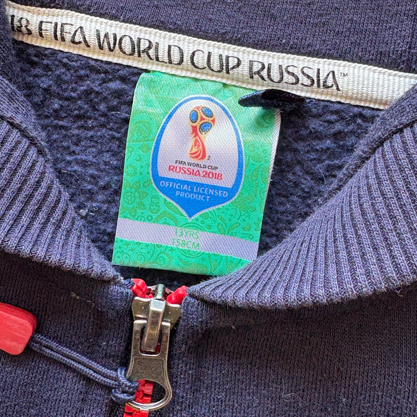 2018 Russia World Cup Kids ZipUp XL