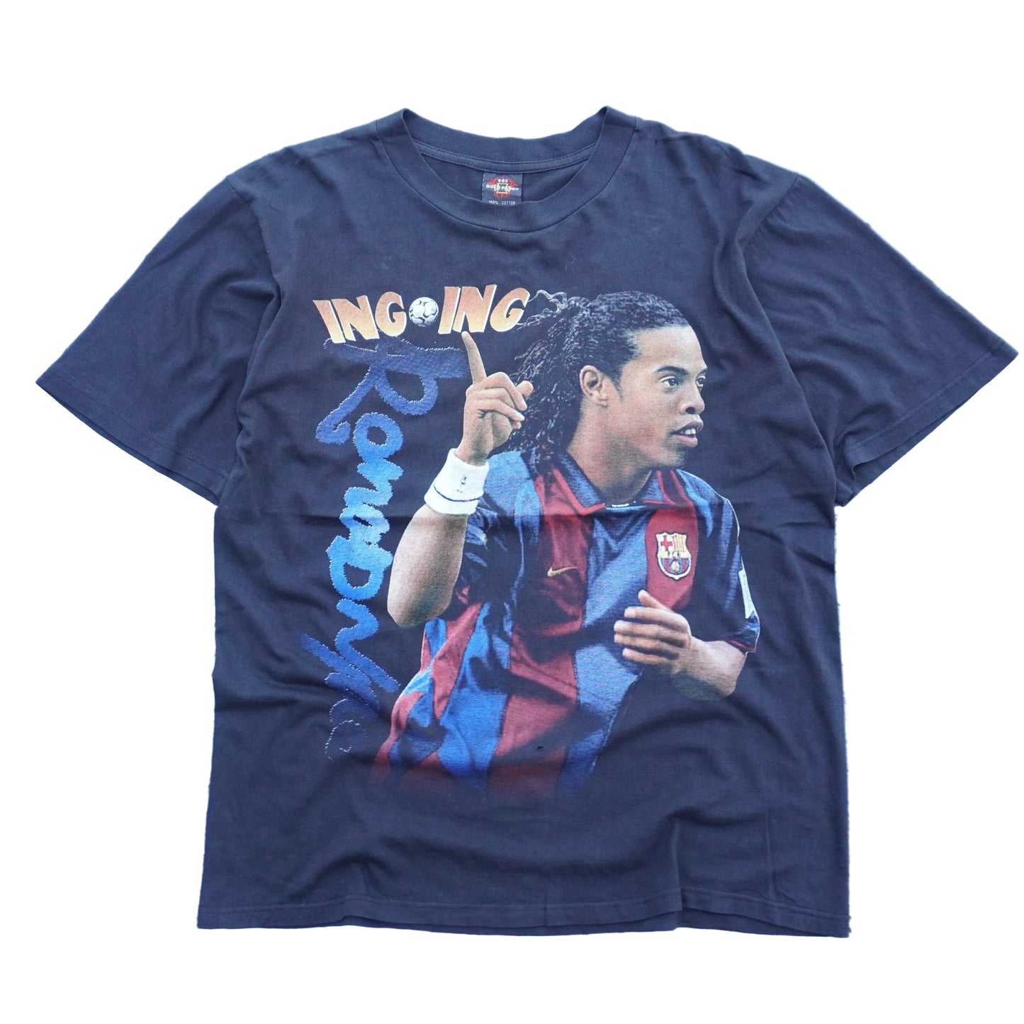 90s Barcelona Ronaldinho Thai Bootleg XL