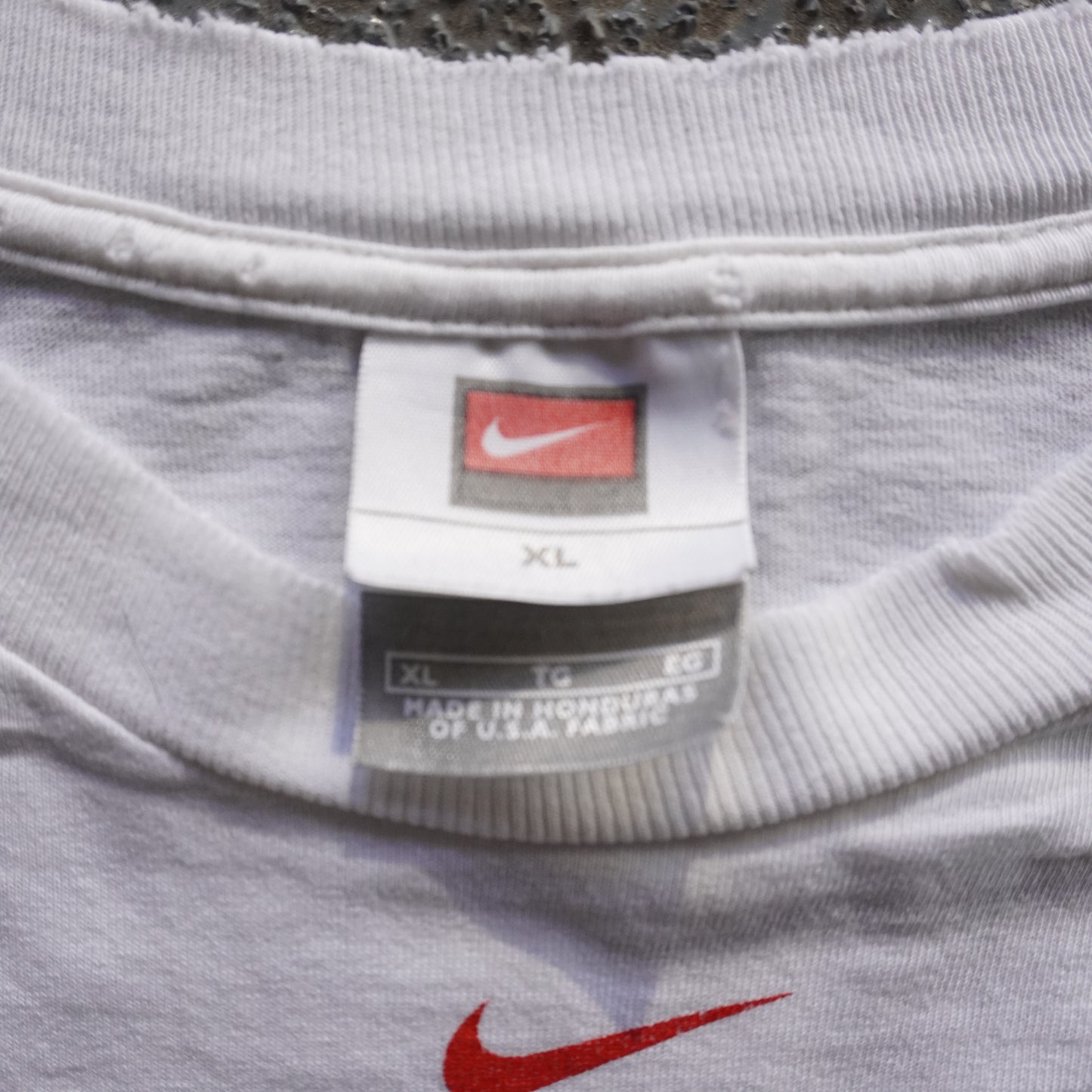 2003 Nike Center Check Manchester United USA Tour Long Sleeve XL