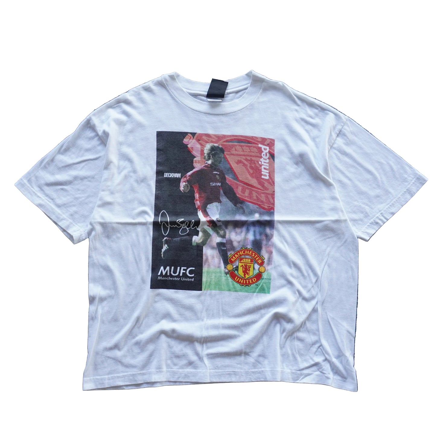 90s David Beckham 7 Manchester United Box Graphic XL
