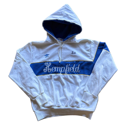 Vintage Hempfield FC Umbro QuarterZip Hoodie M