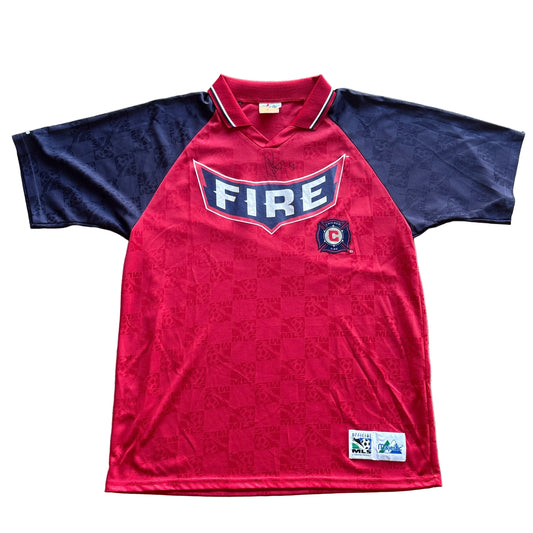 Vintage Chicago Fire MLS Majestic Kit