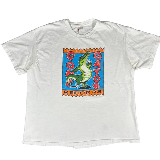 1980s Gone Gator Records Promo Tee XL