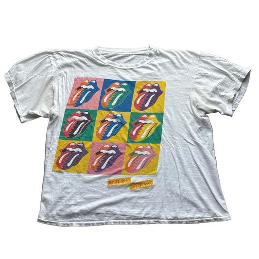 1989 The Rolling Stones European Tour Andy Warhol Art XL