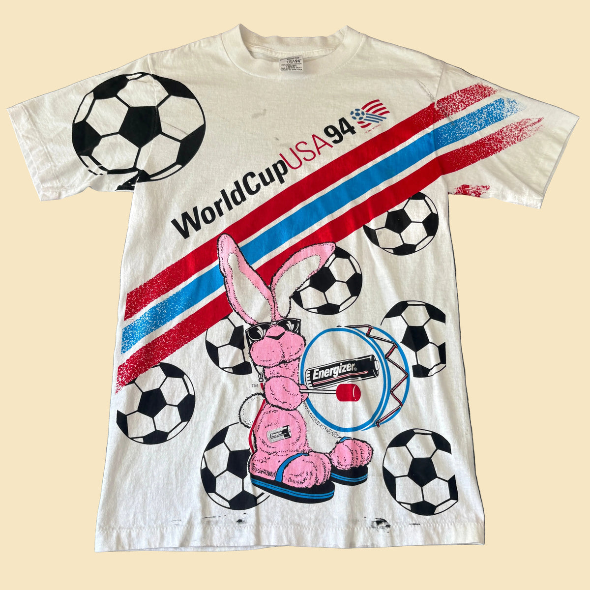 1994 World Cup Energizer Bunny AOP Youth Shirt