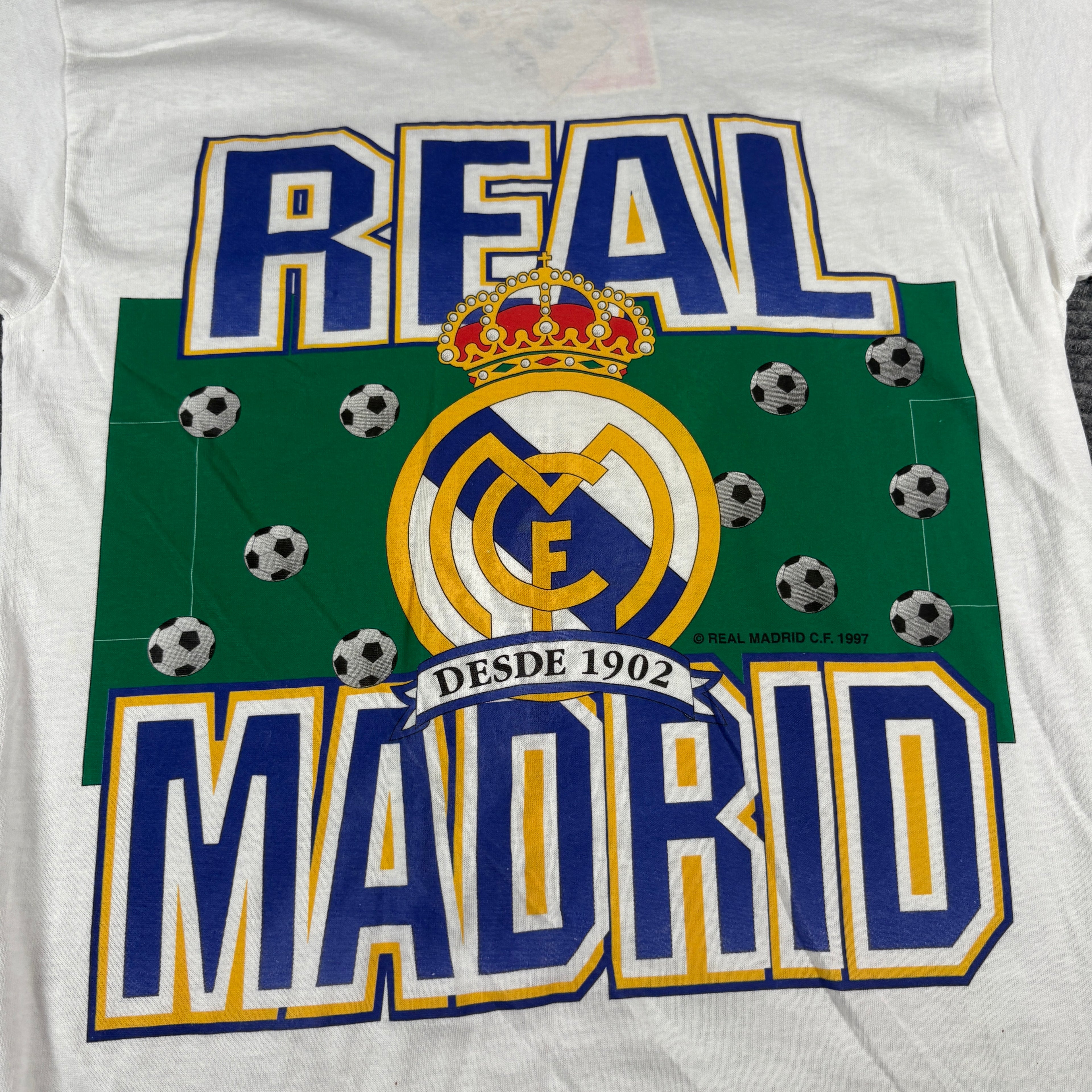1997 Real Madrid Club Crest Tee S/M