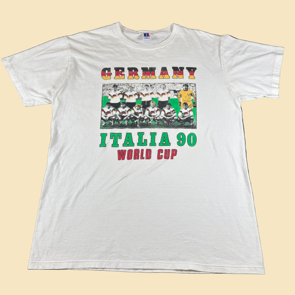 1990 Italia World Cup Germany Squad Tee XL