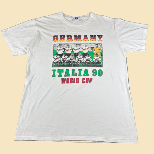 1990 Italia World Cup Germany Squad Tee XL