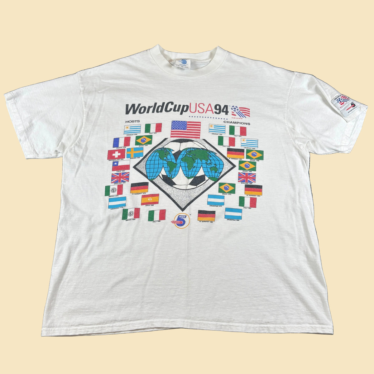 1994 World Cup All Countries World Map XL
