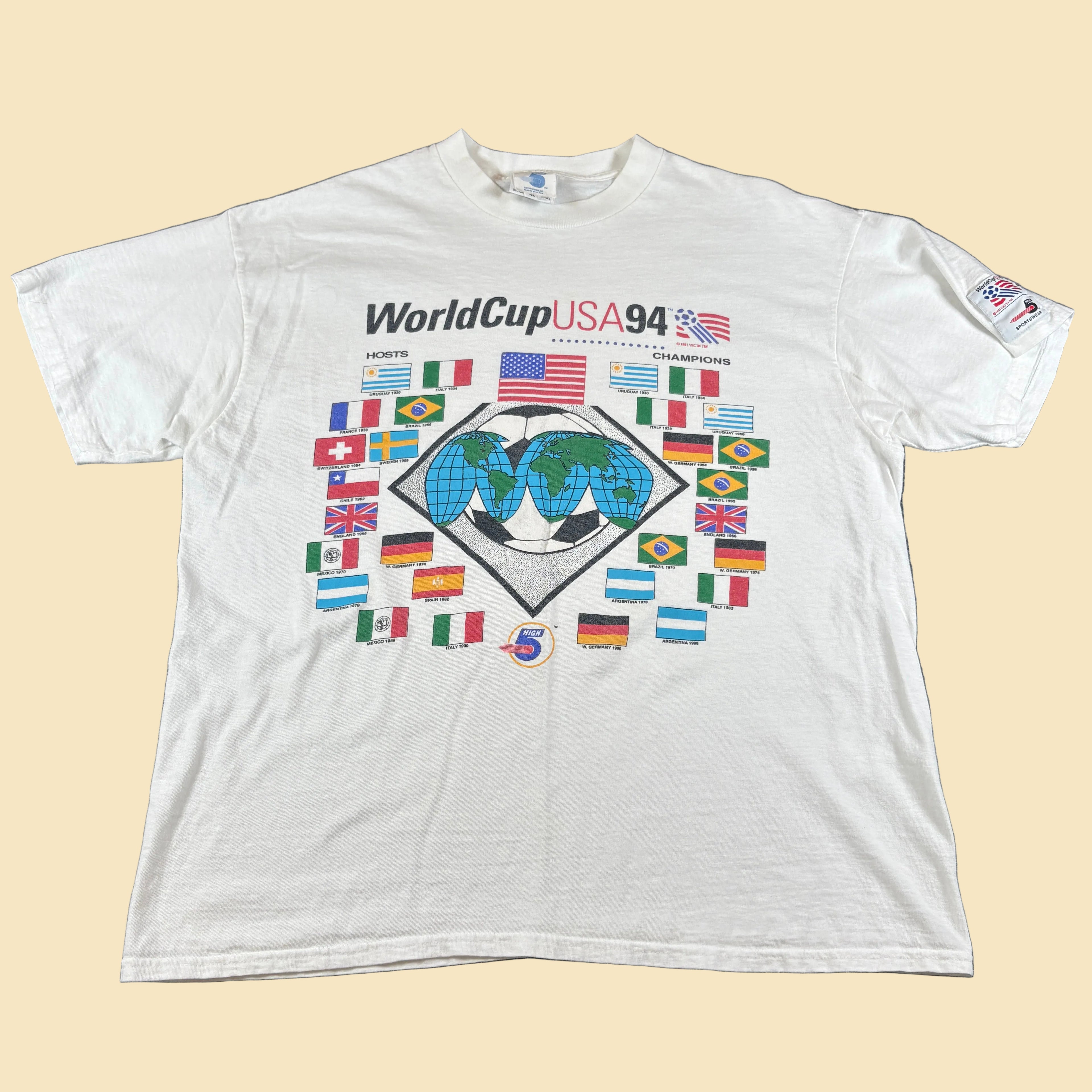 1994 World Cup All Countries World Map XL
