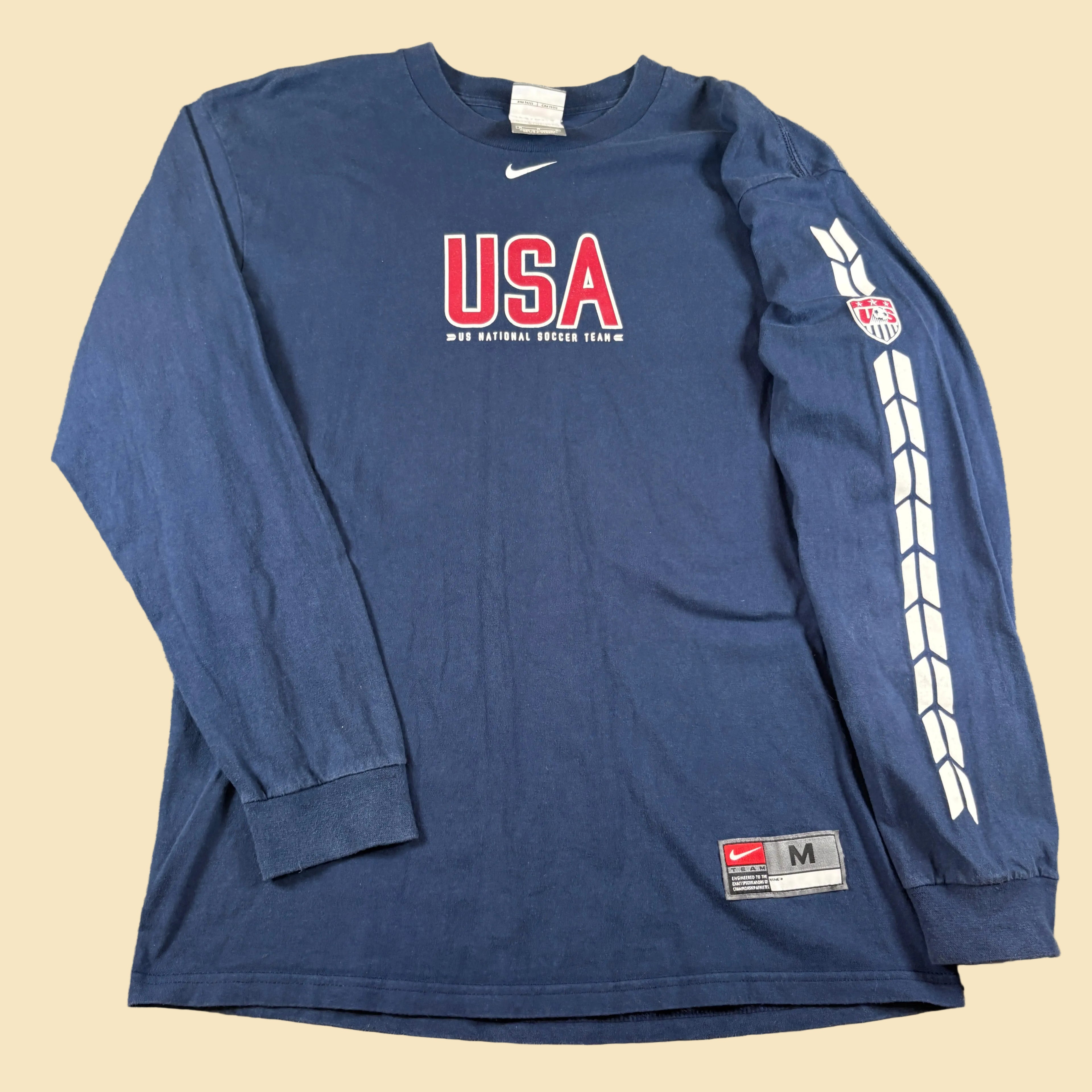 2000s Nike USA Soccer Center Swoosh Longsleeve M