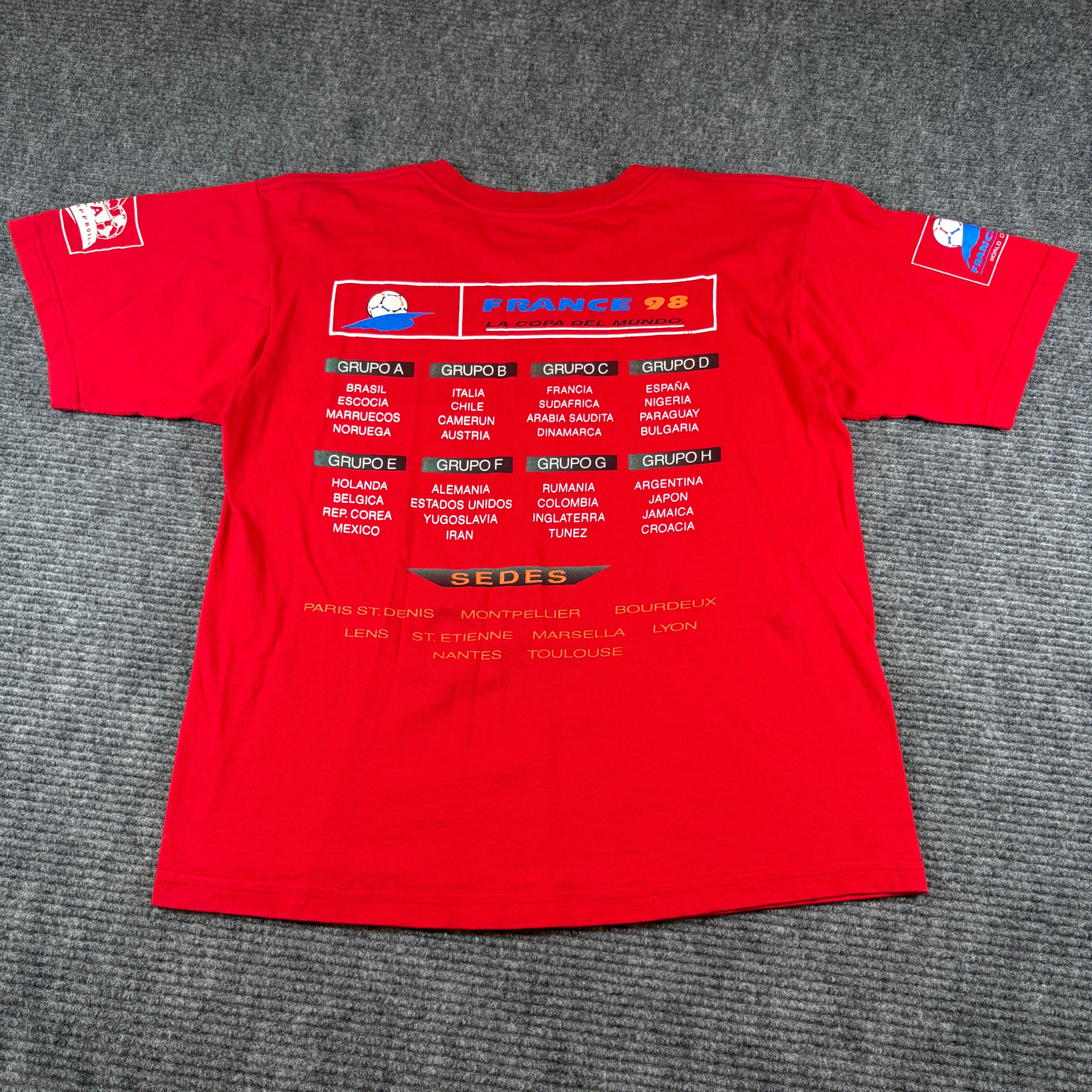 1998 France World Cup Spain Group Stage L