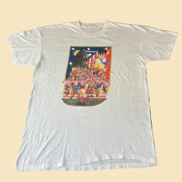90s Athletico Madrid Team Tee XL