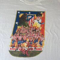 90s Athletico Madrid Team Tee XL