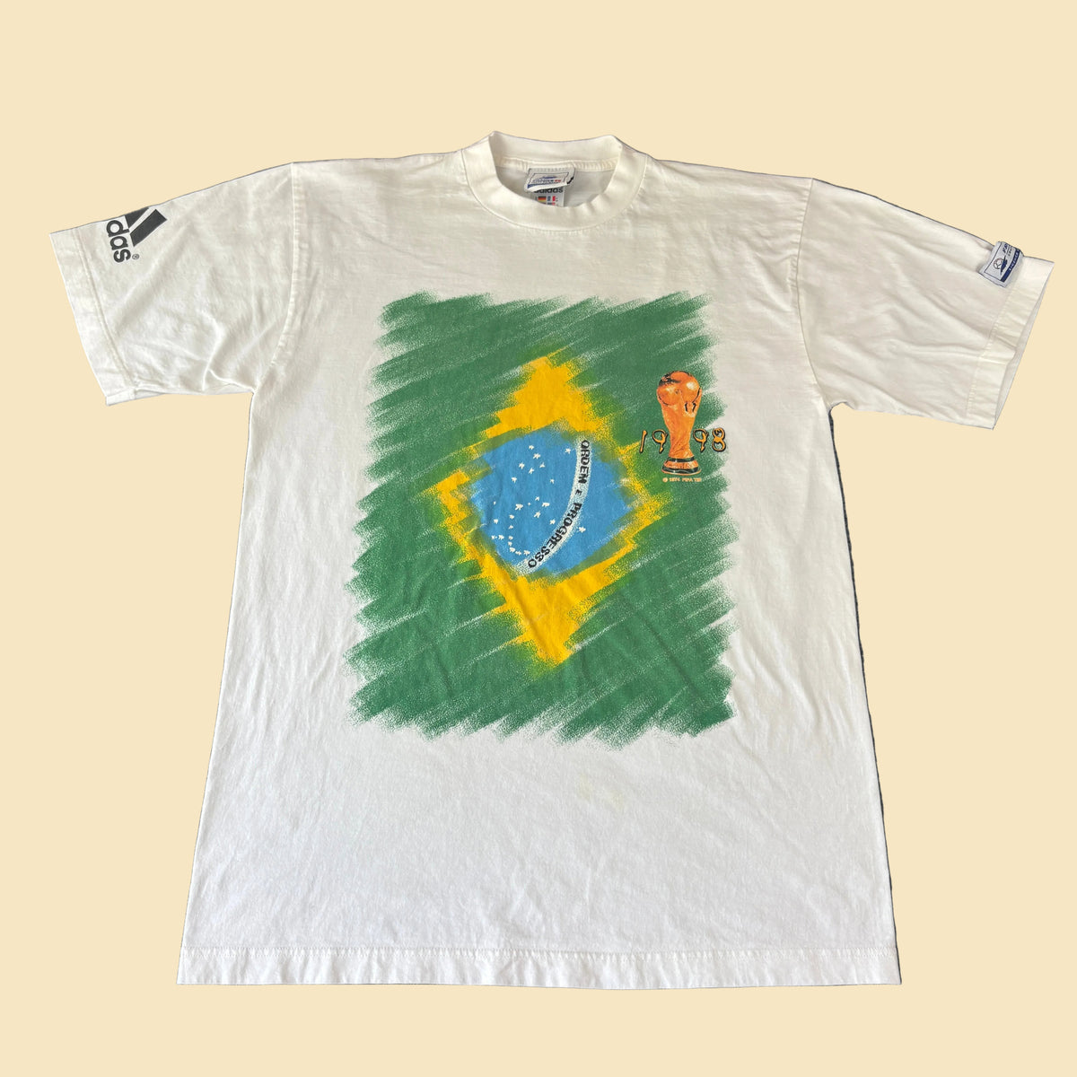 1998 World Cup Brazil Flag M
