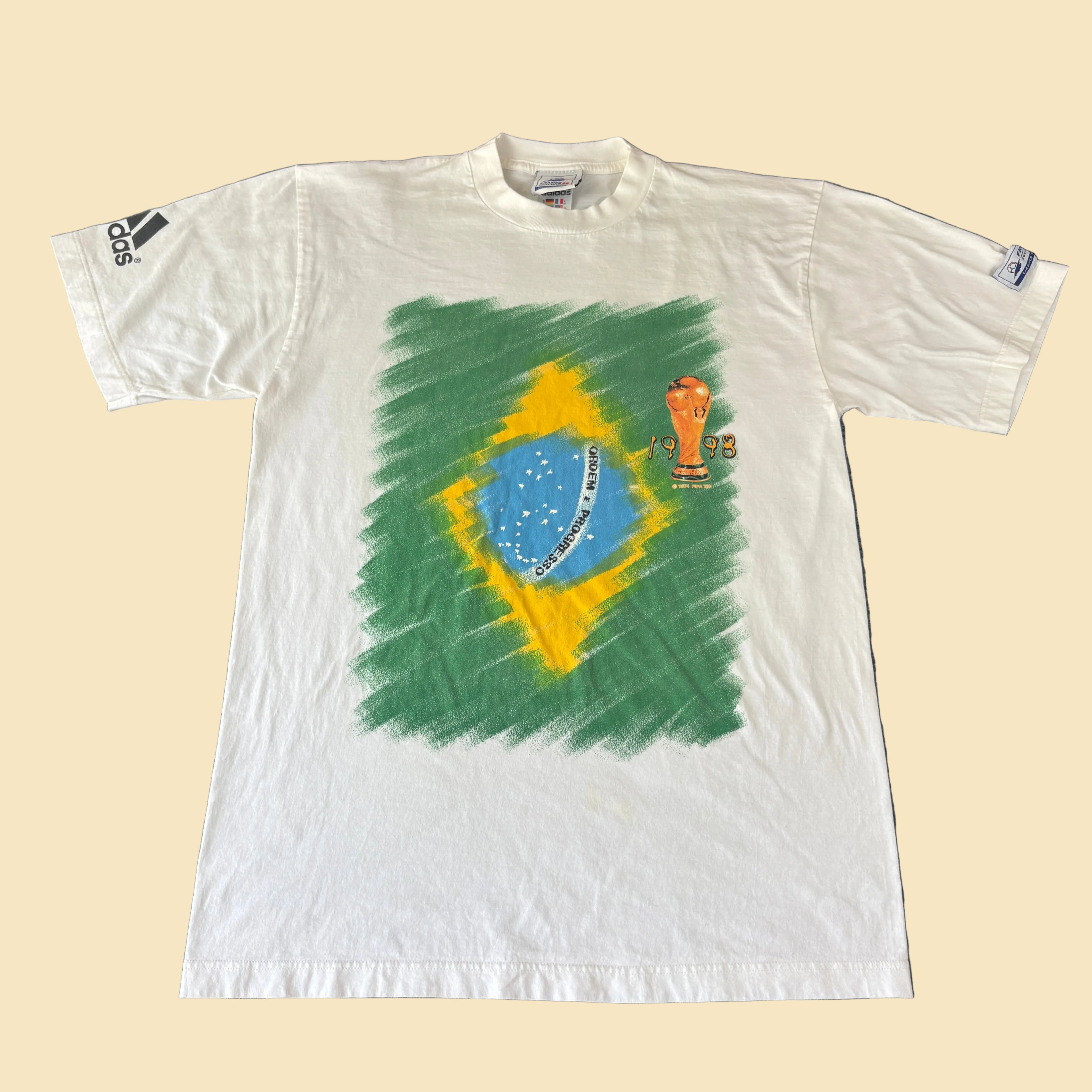 1998 World Cup Brazil Flag M