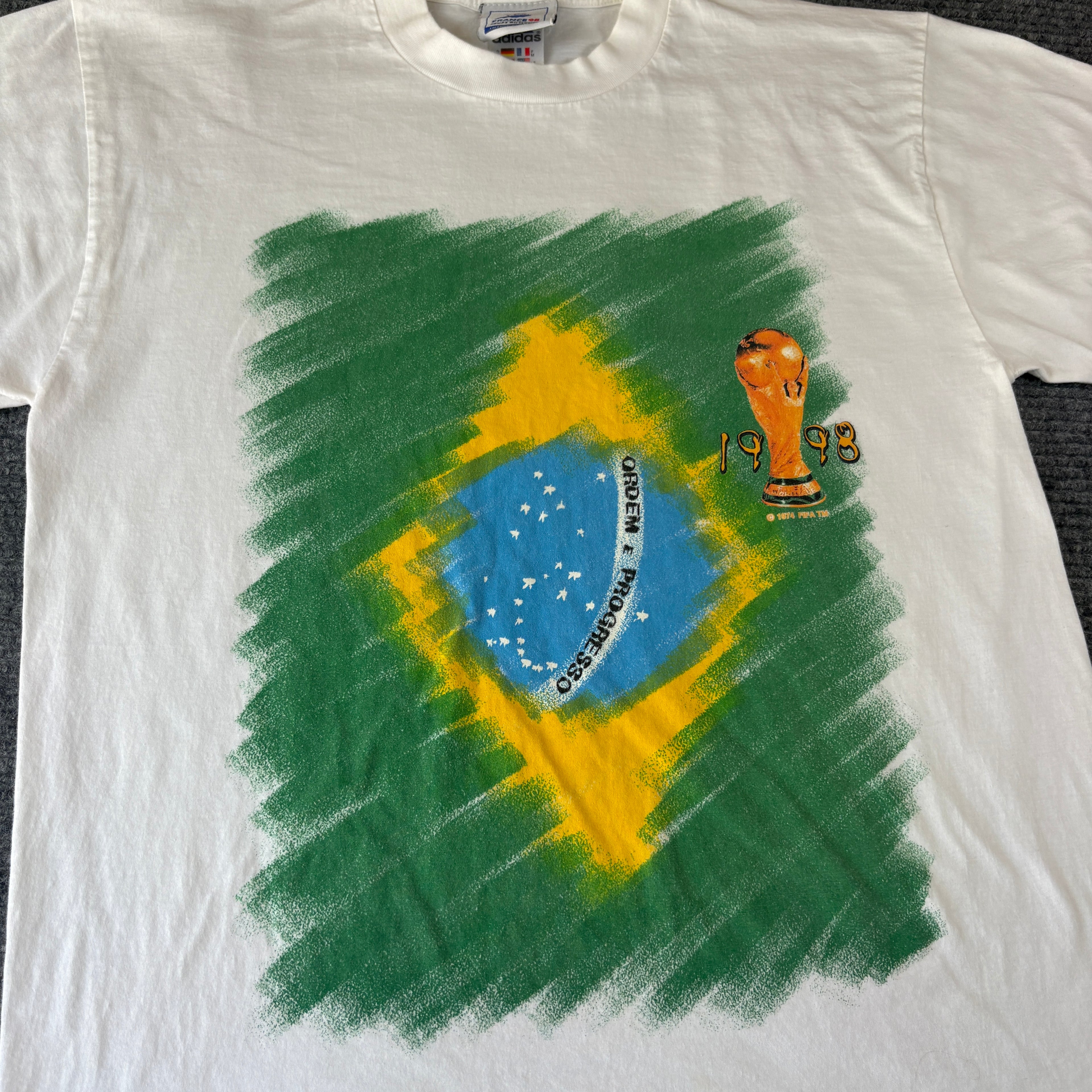 1998 World Cup Brazil Flag M