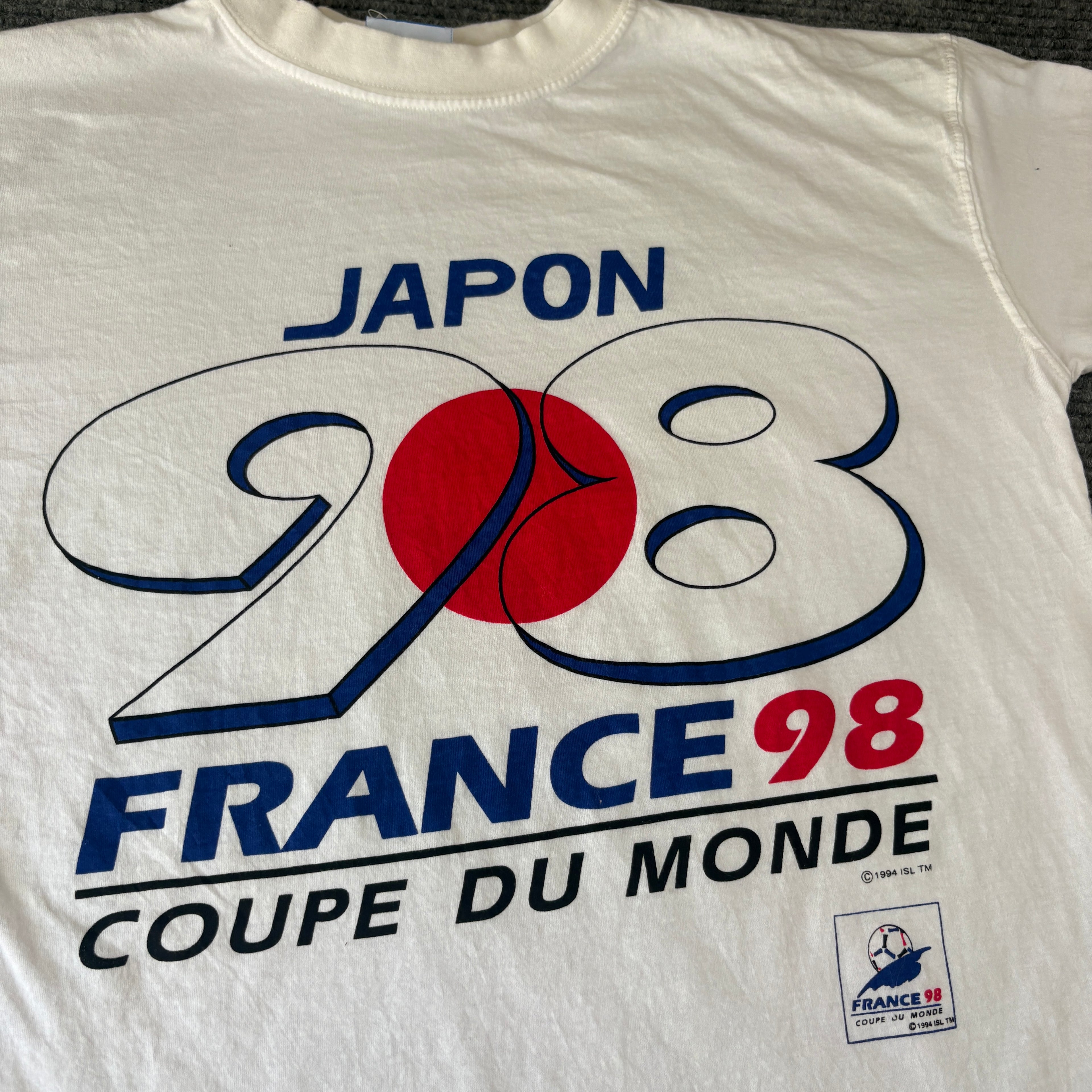 1998 France World Cup Japon Tee M