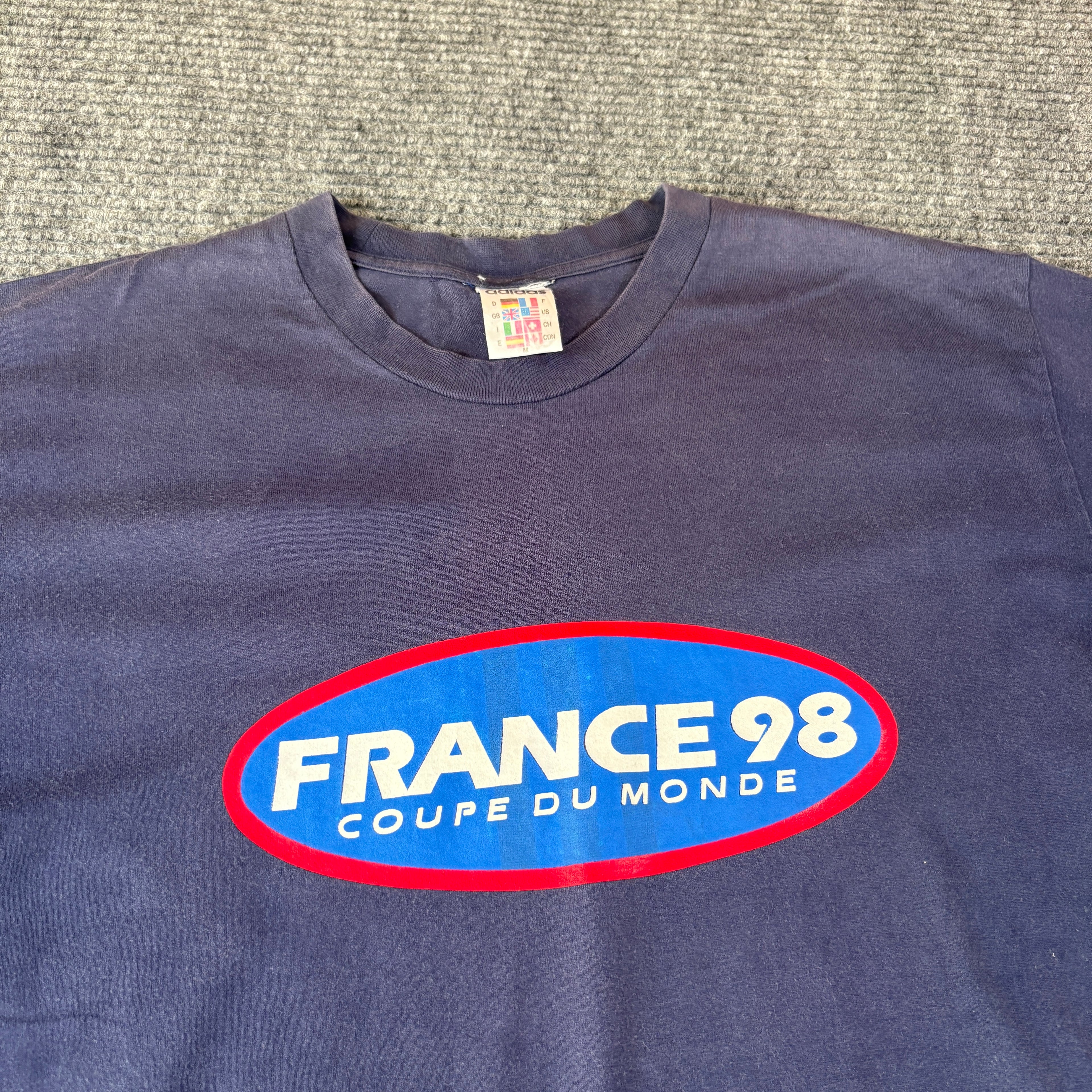 1998 Adidas France World Cup Navy L