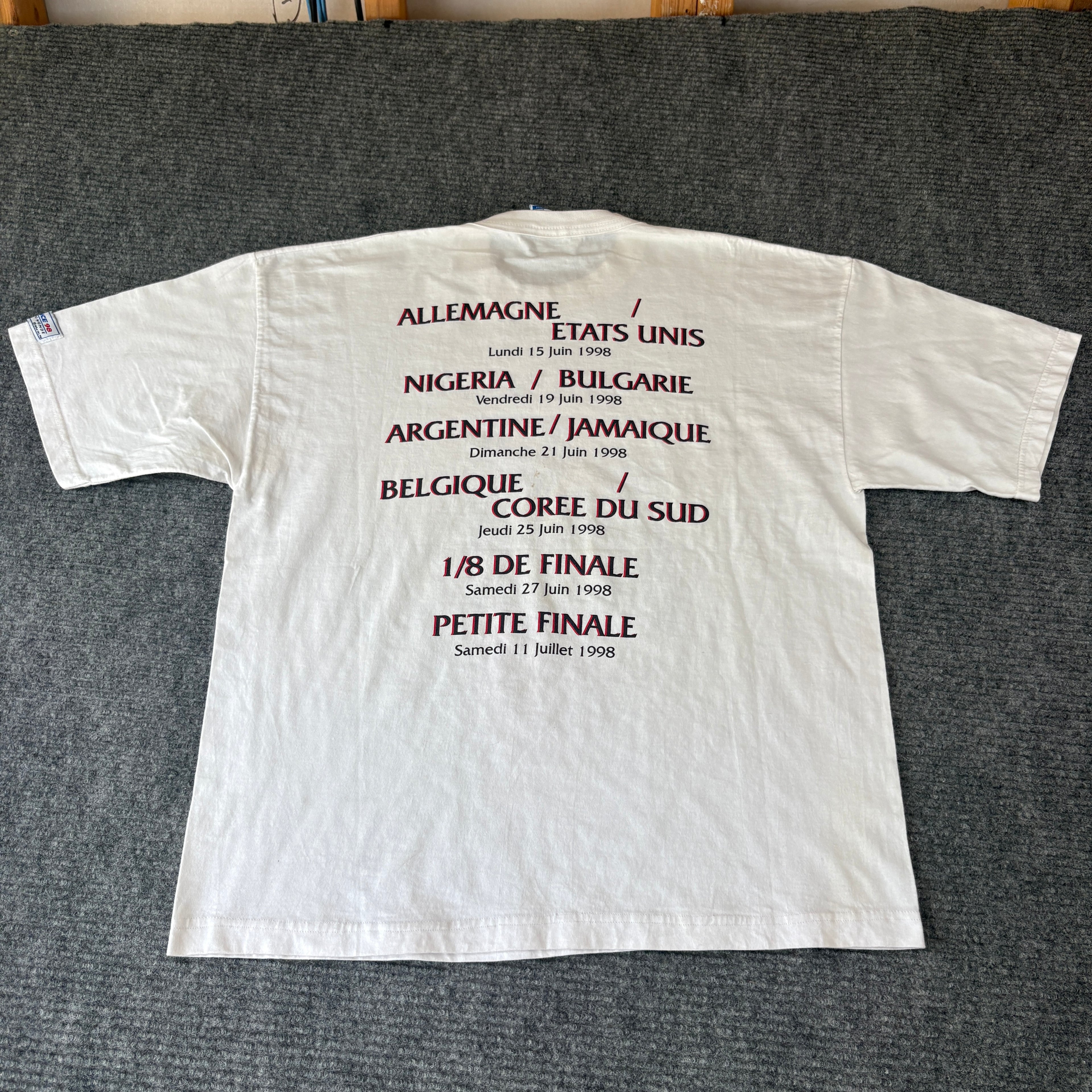1998 France World Cup Game Dates XL
