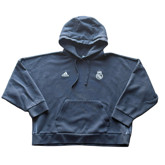 2020s Adidas Real Madrid Cropped Hoodie Medium