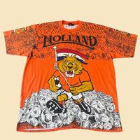 90s Holland Netherlands Orange Lions AOP XL