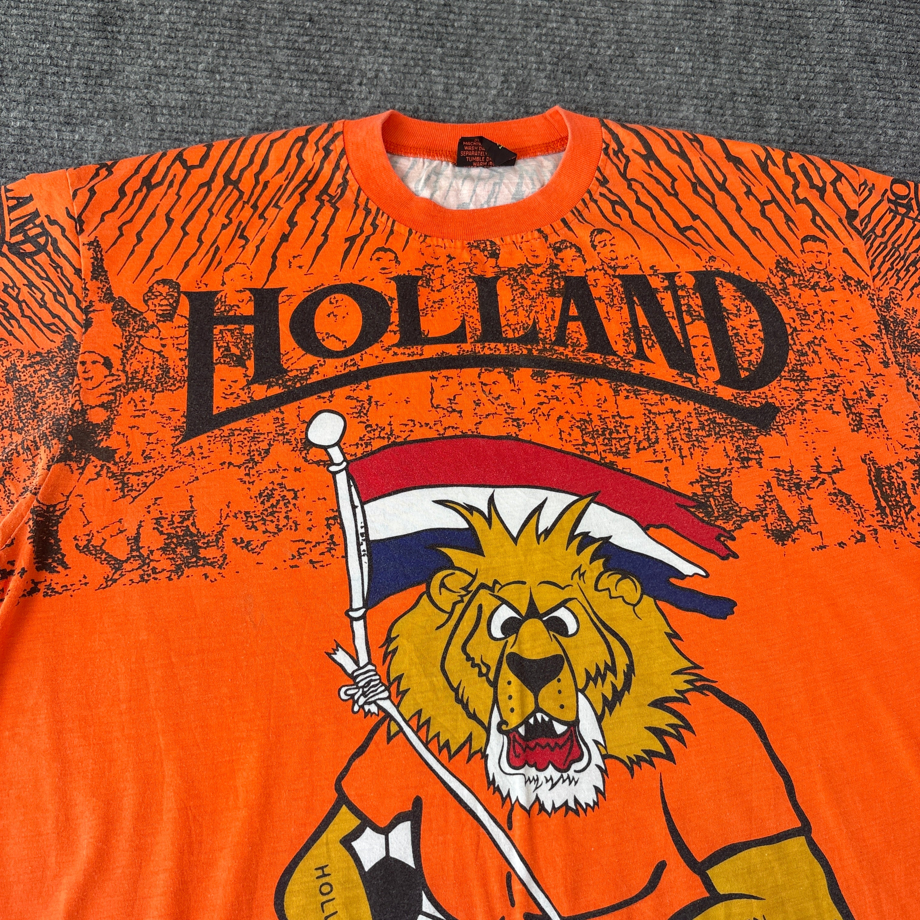 90s Holland Netherlands Orange Lions AOP XL
