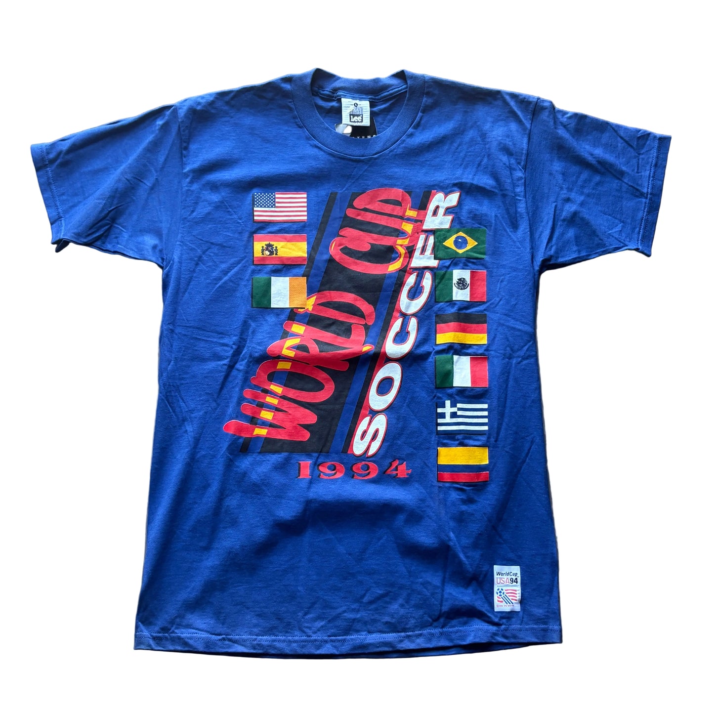 1994 World Cup USA Navy Blue Graphic Tee Large