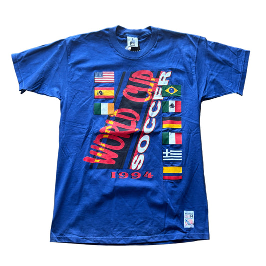 1994 World Cup USA Navy Blue Graphic Tee Large