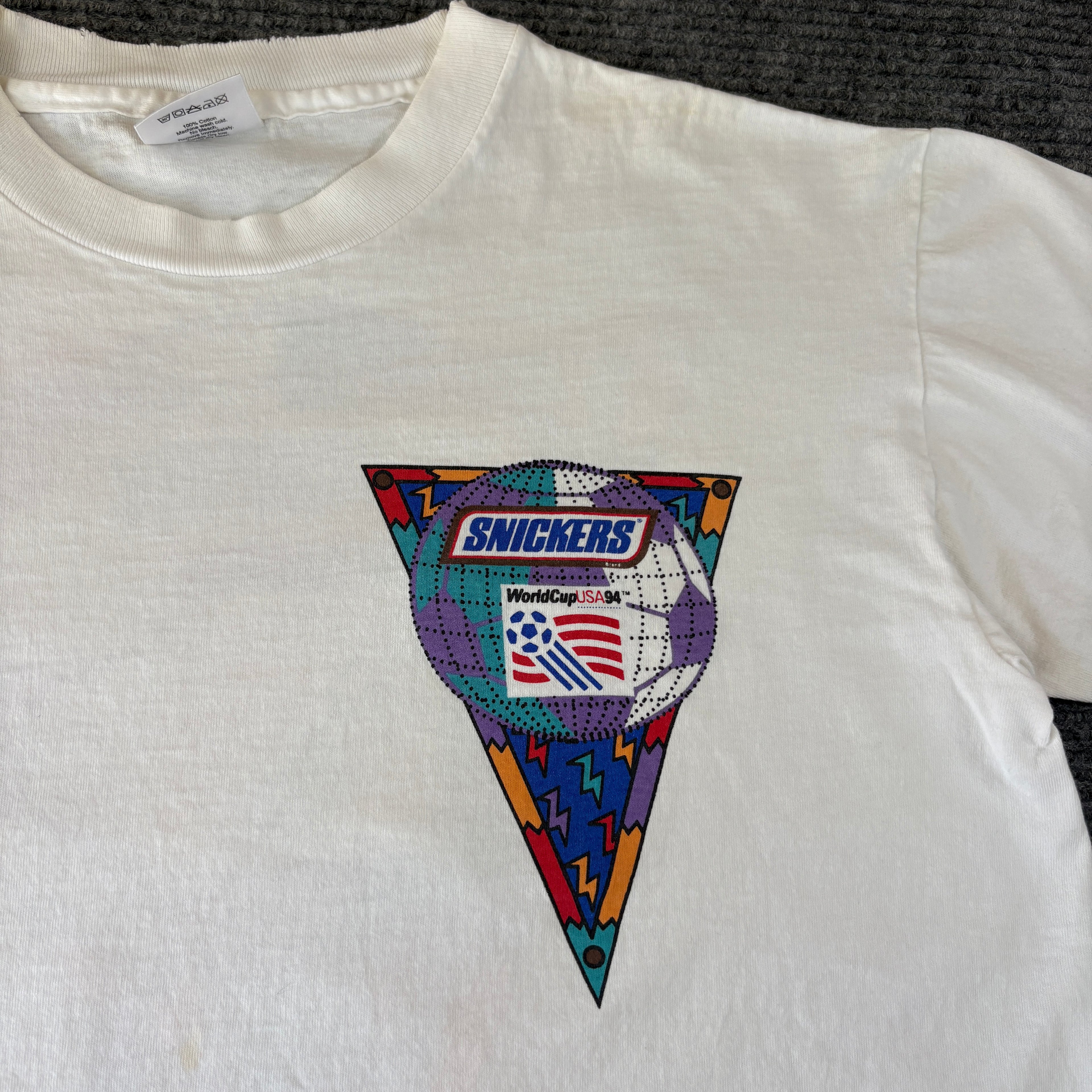1994 USA World Cup Snickers Mullet Tee L