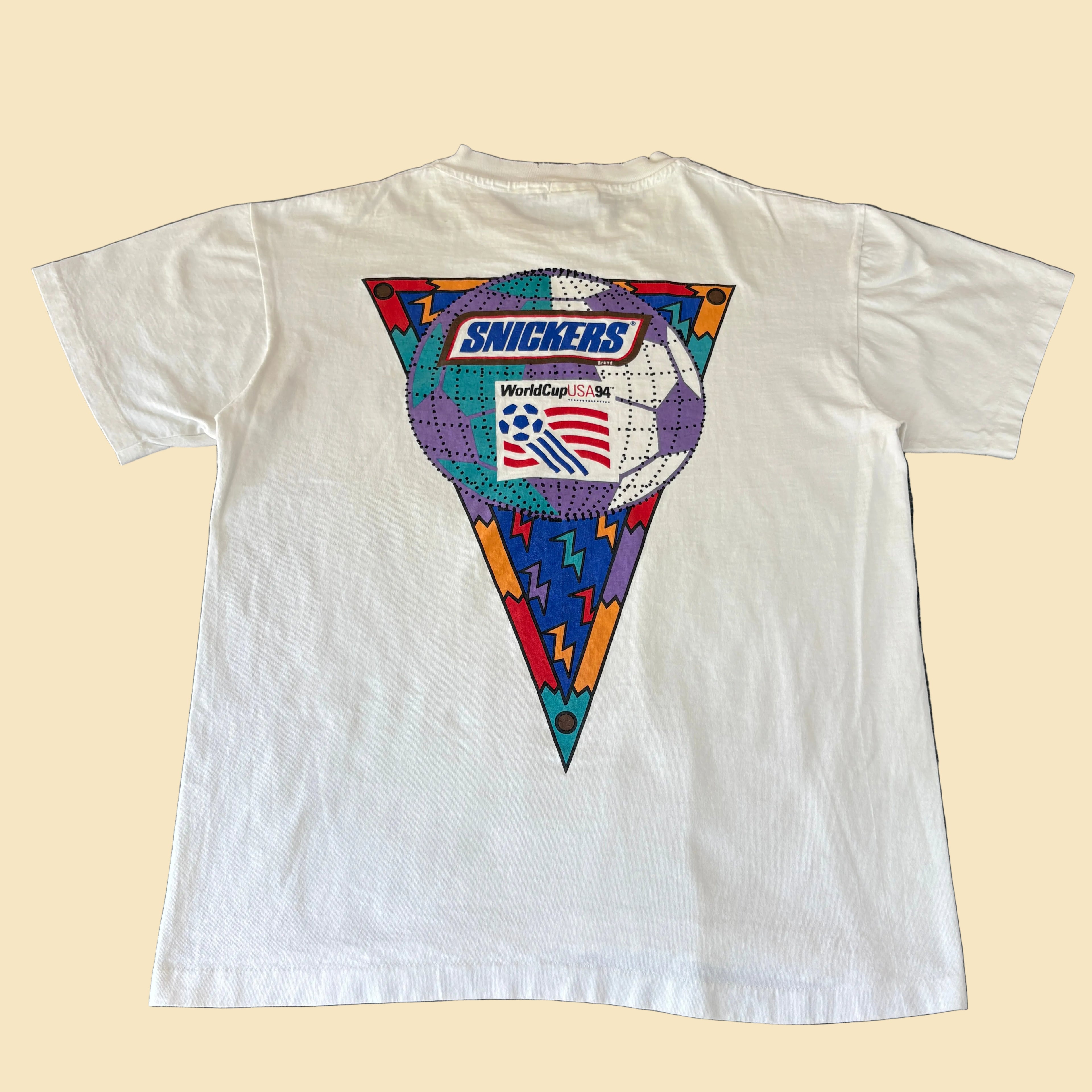 1994 USA World Cup Snickers Mullet Tee L