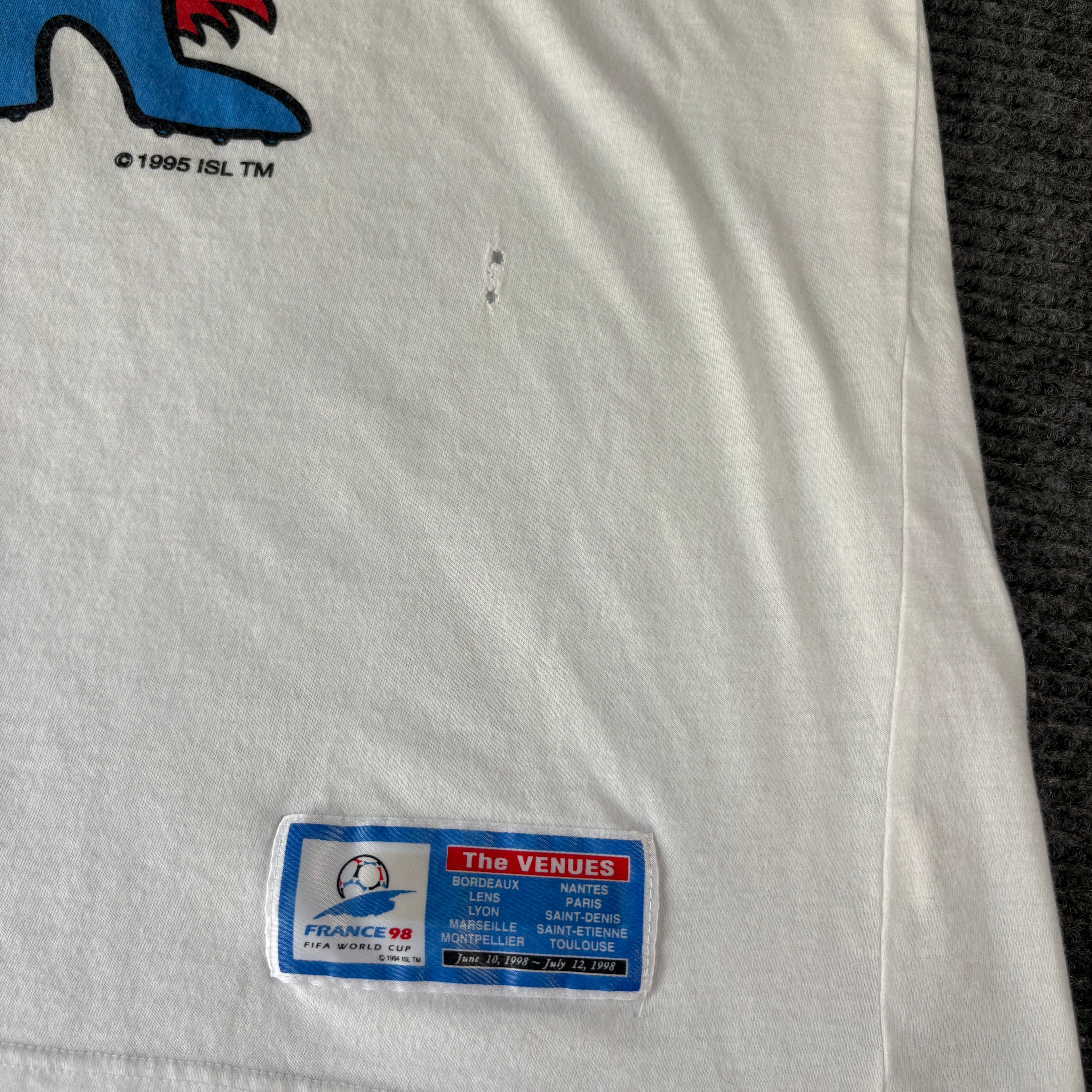 1998 France World Cup Japan Flag Mascot L