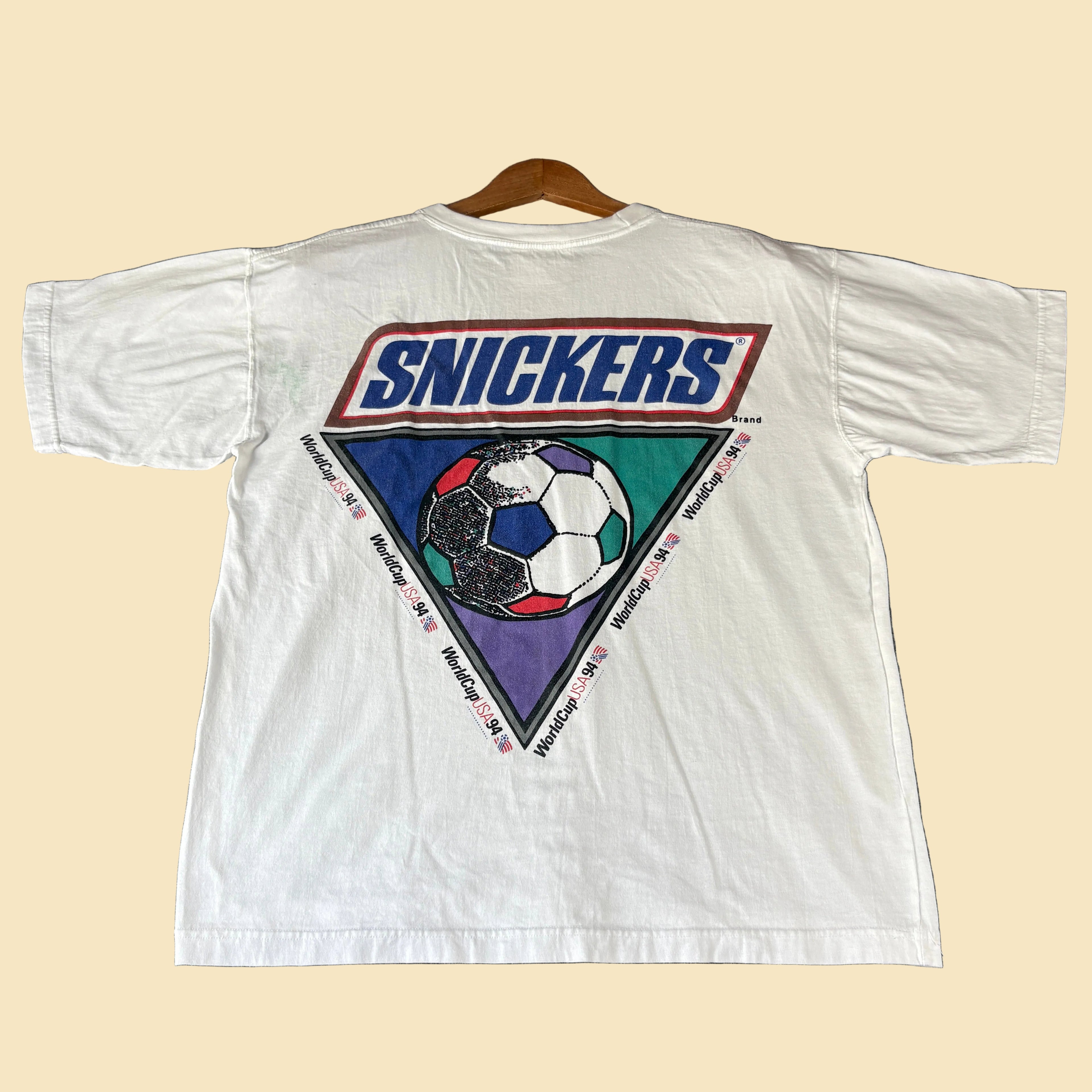 1994 USA World Cup Snicker Promo Mullet Tee L