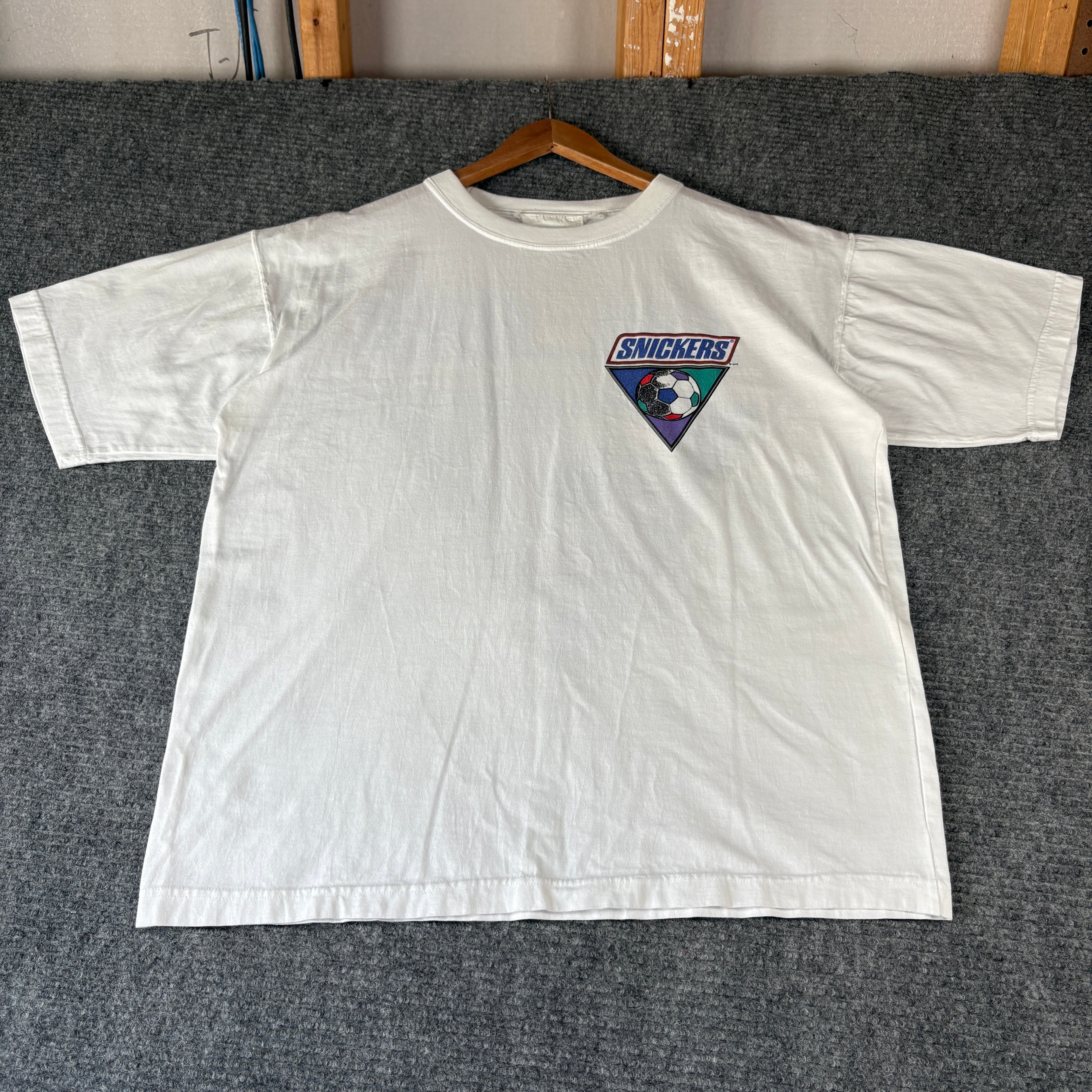 1994 USA World Cup Snicker Promo Mullet Tee L