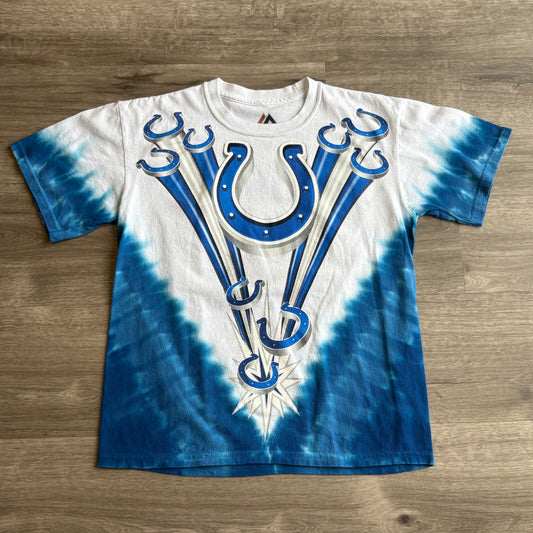 2000s Liquid Blue Indianapolis Colts Tie Dye S