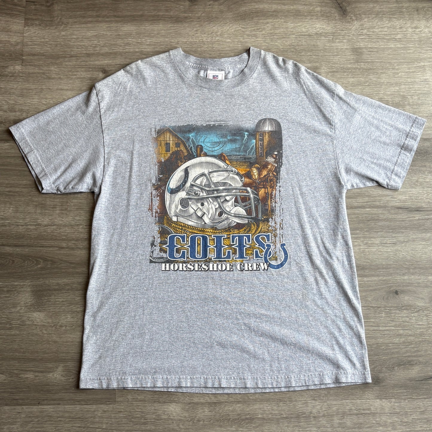 2000s Colts Horseshoe Crew XL