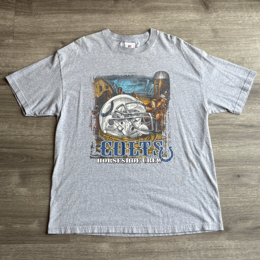 2000s Colts Horseshoe Crew XL