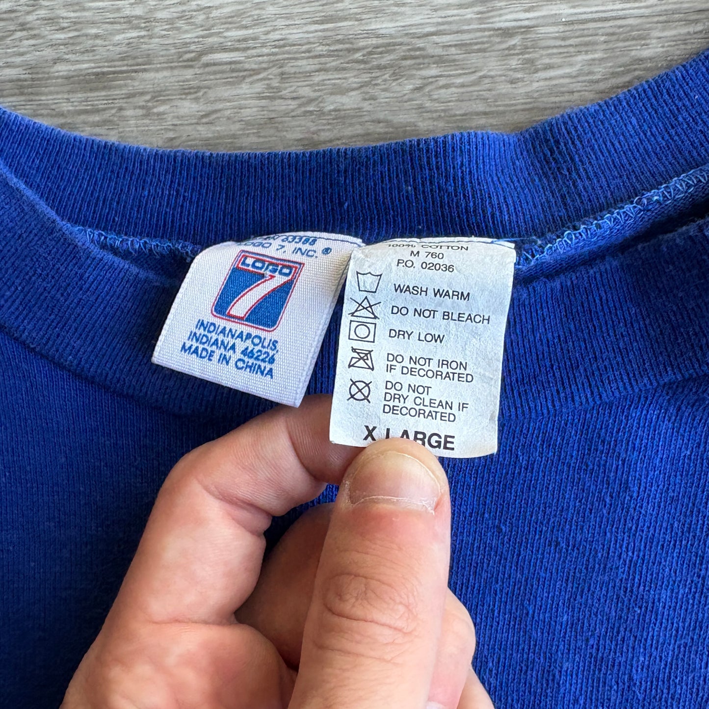 90s Indianapolis Colts Logo 7 Jersey Shirt XL