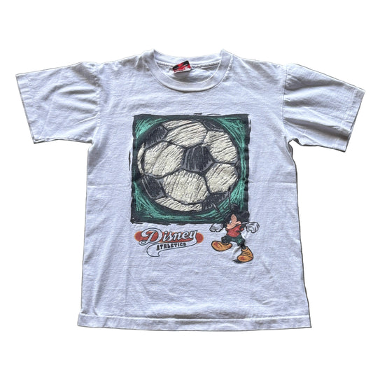 Vintage Kids Disney Mickey Mouse Soccer Ball T Shirt