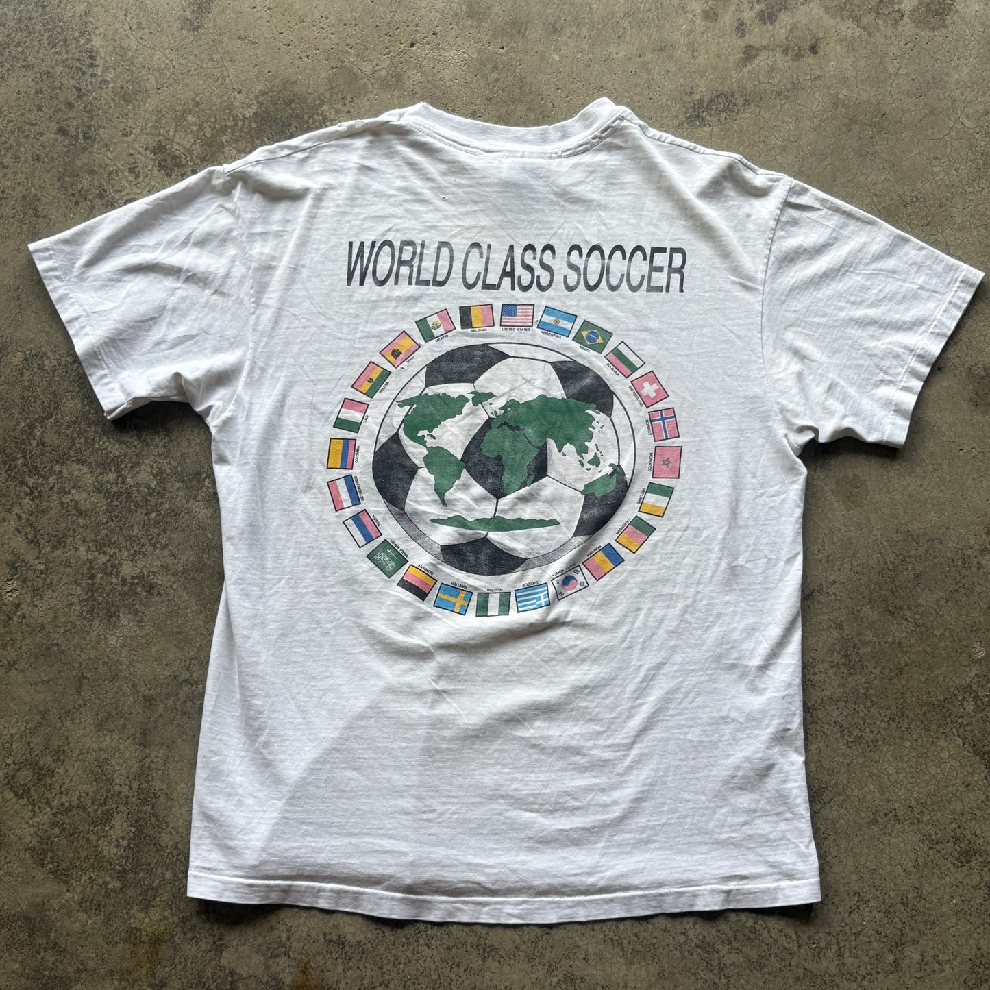 Vintage 90s Germany World Class Soccer Large