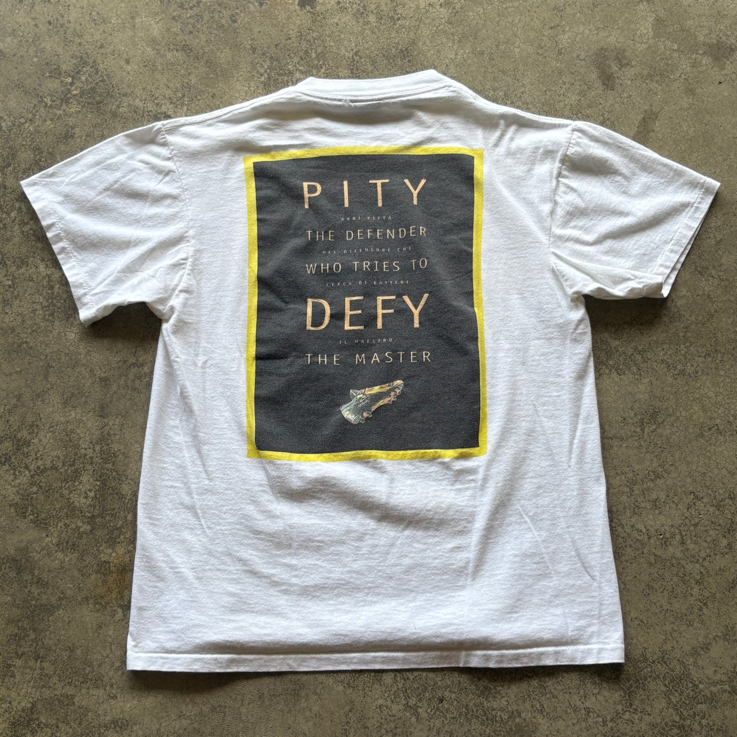 Vintage Diadora Roberto Baggio T Shirt Medium