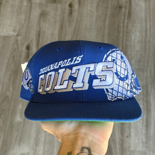 Vintage Indianapolis Colts Sports Specialties Grid Snapback