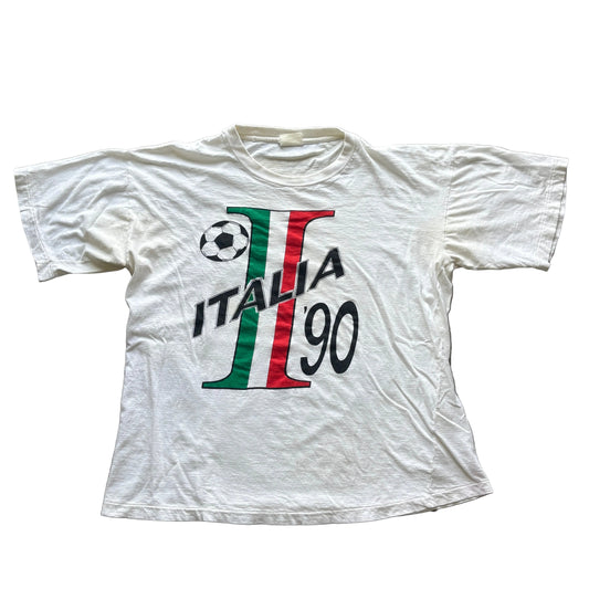 1990 Italia World Cup Euro Tee L