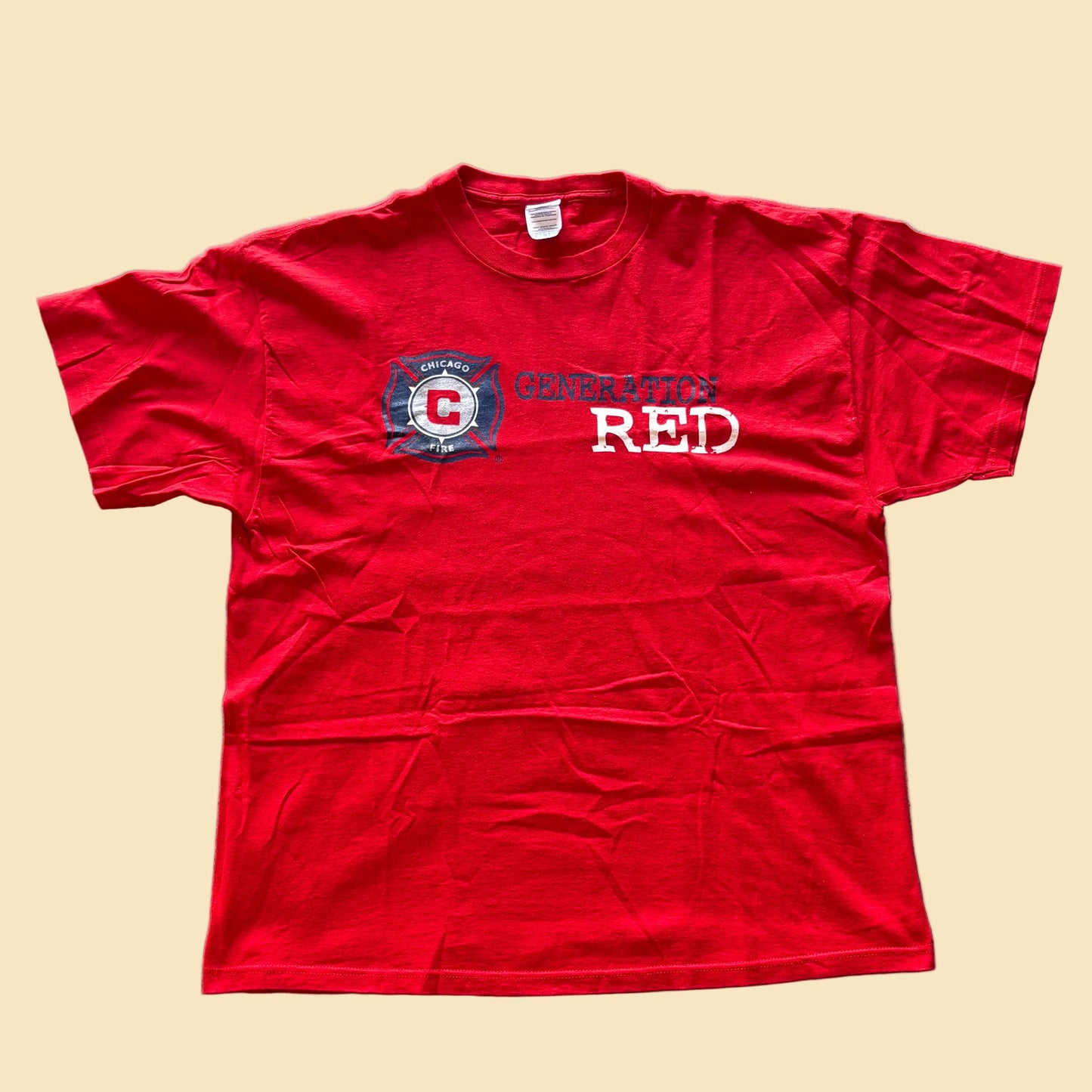 2000s Chicago Fire Polskie Radio Tee