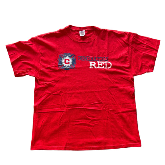 2000s Chicago Fire Polskie Radio Tee