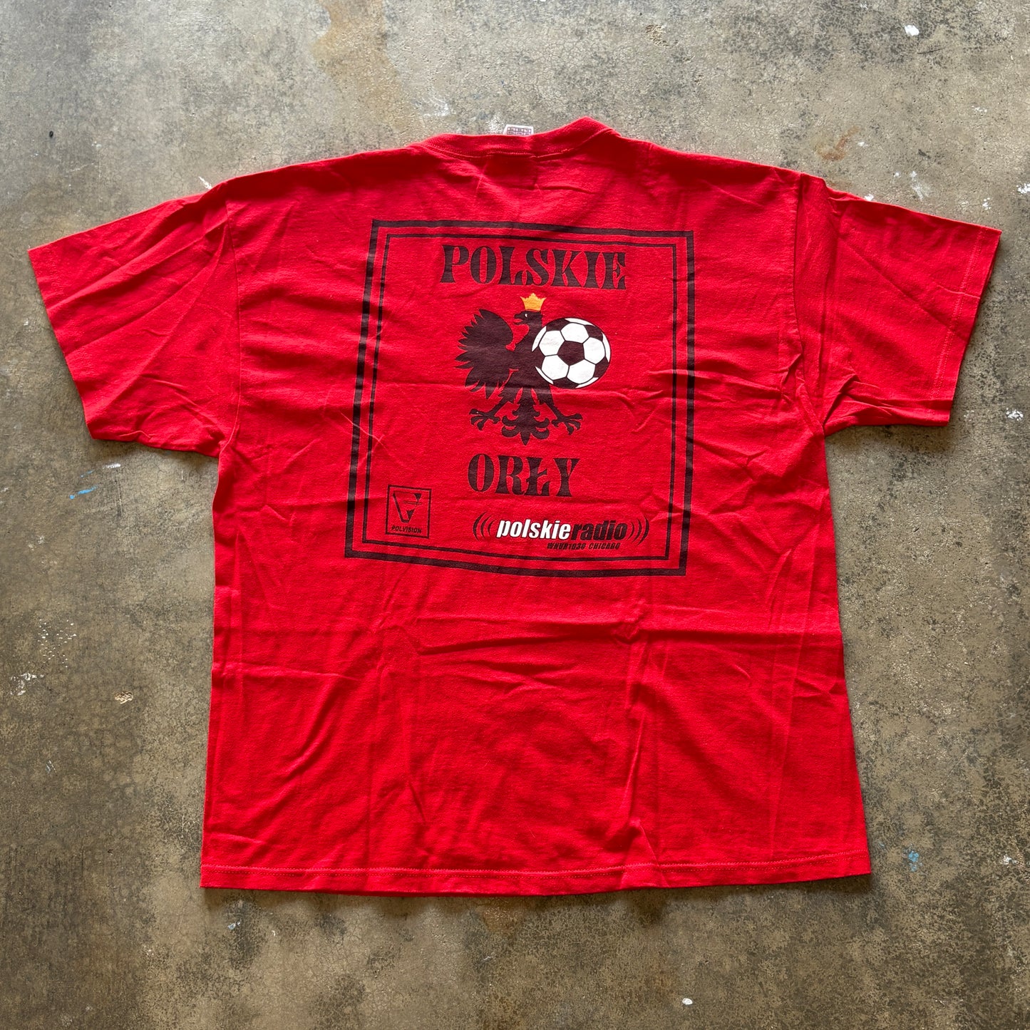 2000s Chicago Fire Polskie Radio Tee