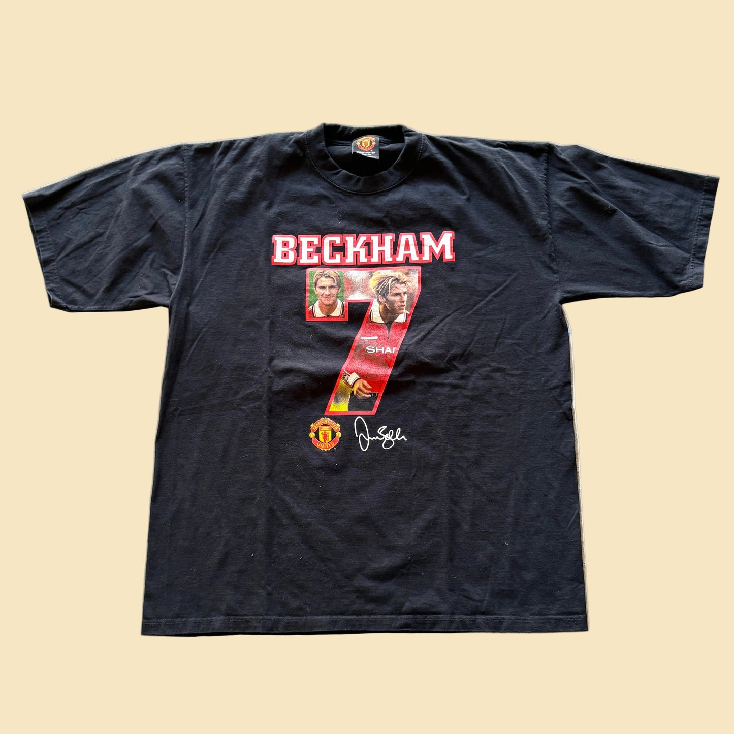 90s Manchester United David Beckham 7 Tee