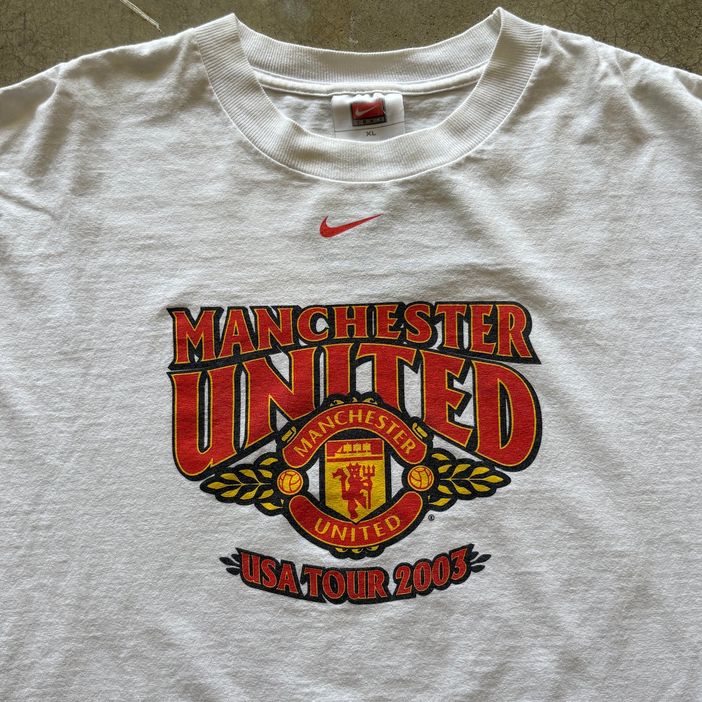 2003 Manchester United USA Tour L/S Tee