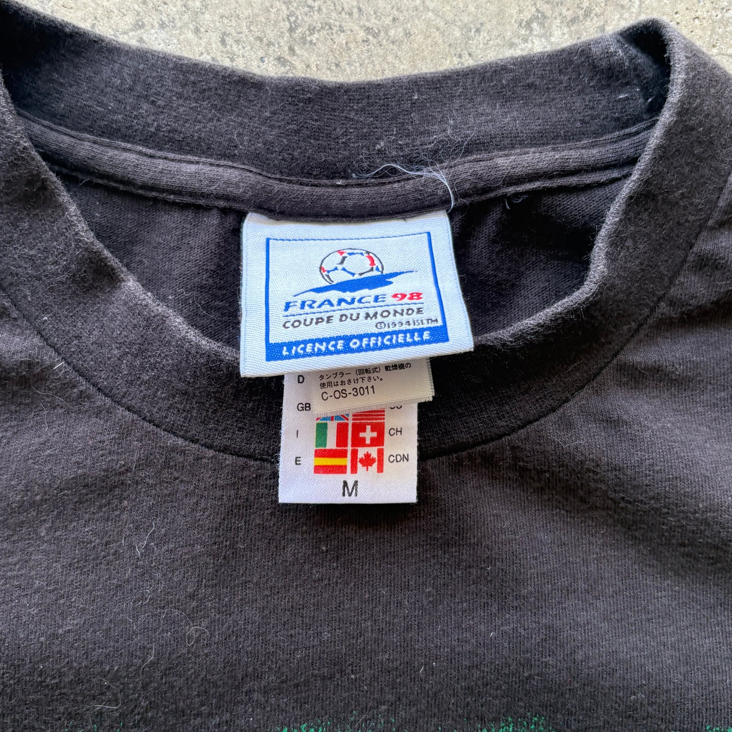 1998 Adidas World Cup Italy Tee